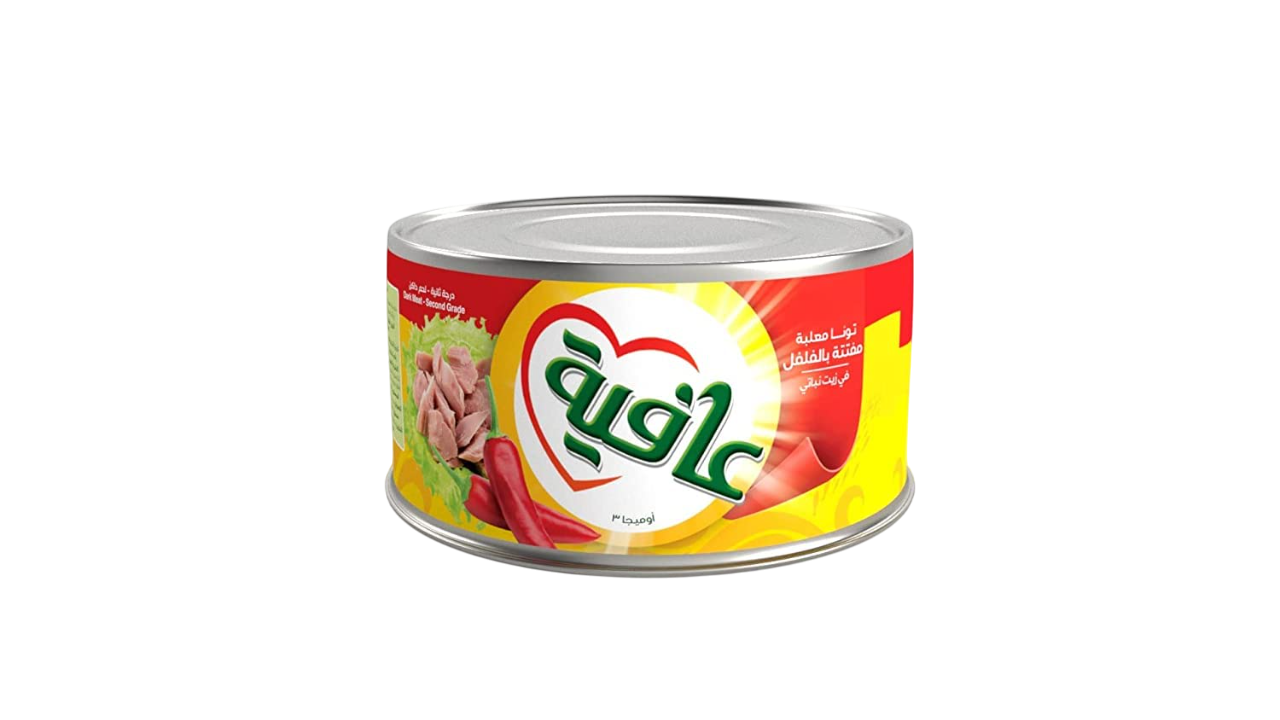 تونه عافية مفتتة بالفول الصويا – 140 جرام