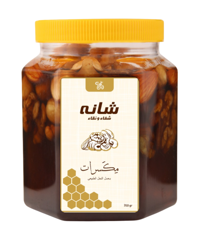 عسل نحل بالمكسرات – 350جم