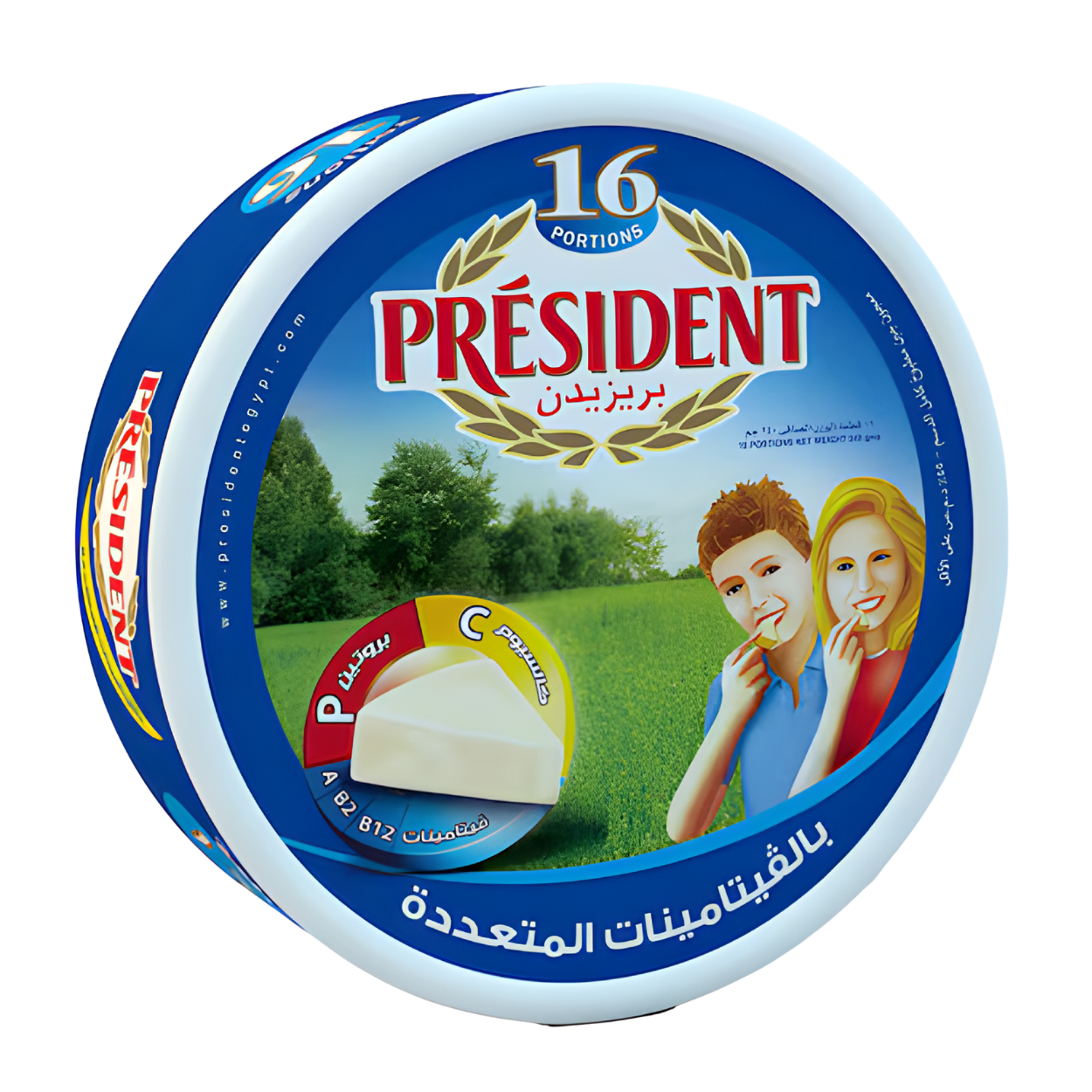 جبنة بريزيدون- 16 قطعة