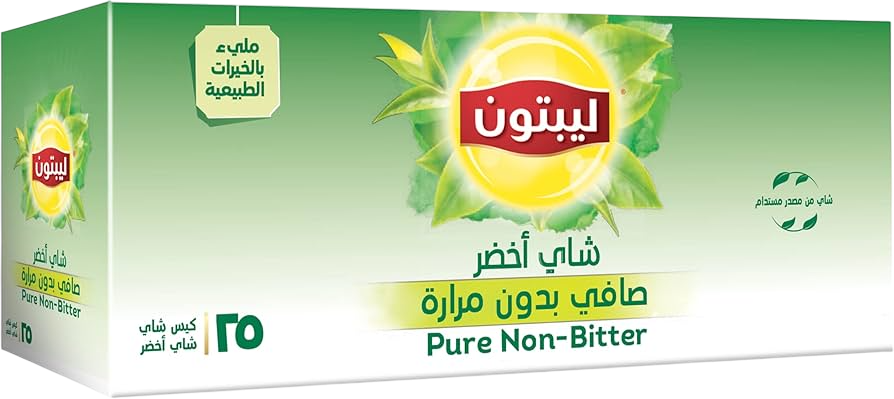شاي ليبتون اخضر – 25 فتلة