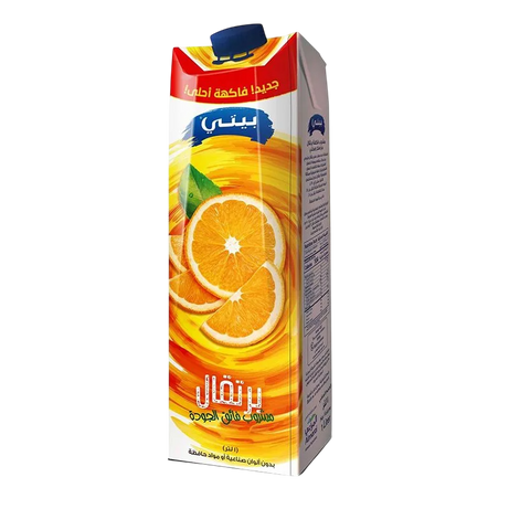 عصير–عصير بيتى برتقال 1 لتر