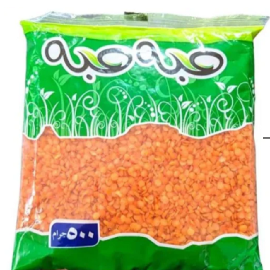 عدس اصفر حبة حبة - 500 جرام