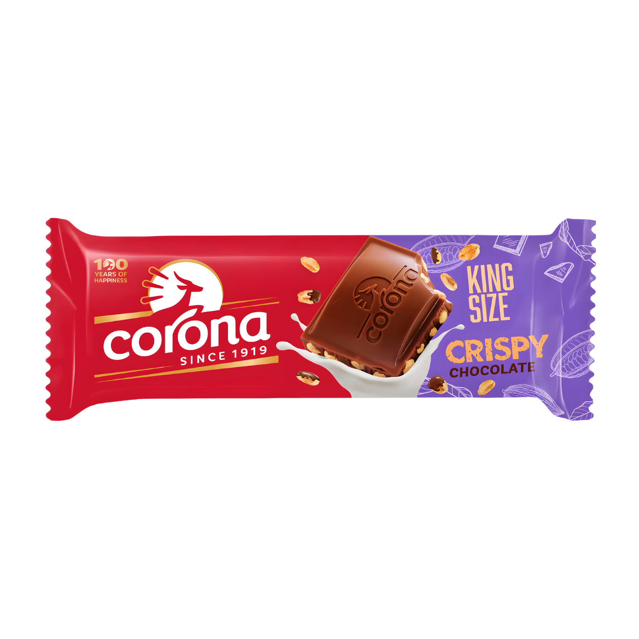 شوكولاتة كورونا  كريسبى شوكولاتة