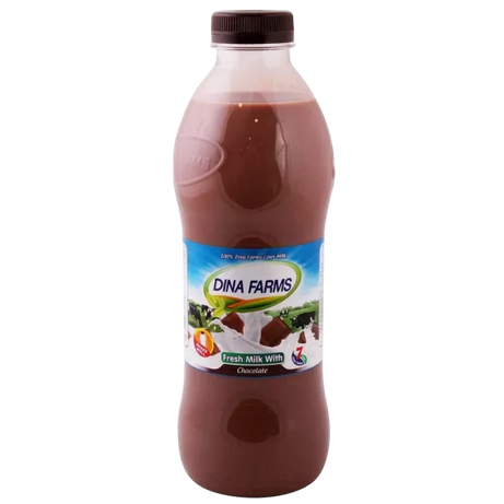حليب مزارع دينا بالشوكولاتة